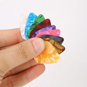 KIT DE ACCESORIOS PARA GUITARRA TODO EN UNO, SET DE REGALO, ukelele, 10 púas de guitarra con diapasón de vidrio y acero inoxidable - Product Image 4