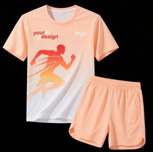 Conjunto de ropa de entrenamiento deportivo personalizado, venta al por mayor de ropa deportiva para fitness, ropa de gimnasio, Camiseta deportiva para hombre - Product Image 3