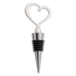 จุกปิดขวดไวน์รูปหัวใจโลหะแบบสุญญากาศสั่งทำพร้อมโลโก้ขายส่ง - Product Image 3