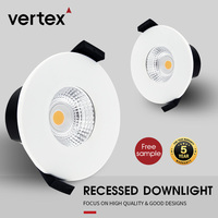 Spot LED encastré moderne en fer IP65 5W 6W 8W, projecteur de plafond, éclairage mural réglable