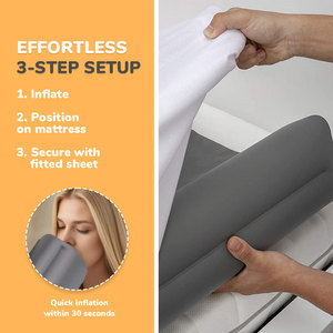 <span class=keywords><strong>Protector</strong></span> de <span class=keywords><strong>Cama</strong></span> Inflable de TPU Duradero para Bebés, Barandilla de Seguridad Anticolisión Trenzada, <span class=keywords><strong>Protector</strong></span> de <span class=keywords><strong>Cama</strong></span> Montessori - Product Image 3