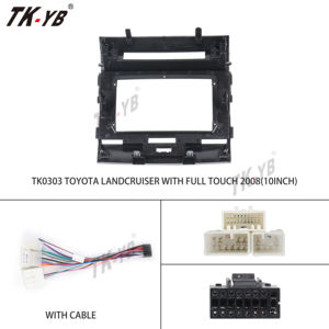 Radio Fascia de 2 dines para <span class=keywords><strong>Toyota</strong></span> <span class=keywords><strong>Land</strong></span> <span class=keywords><strong>Cruiser</strong></span>, Panel DE REPRODUCTOR DE Dvd para coche, Audio para coche, Android, vídeo, 2 dines, 2007-2015, para <span class=keywords><strong>Toyota</strong></span>,- - Product Image 4