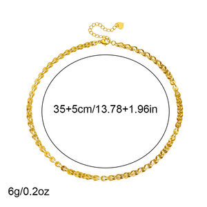 Gold Plated Stainless Steel Phoenix Tail Chain Necklace For Gift Fashion Jewelry - Product Image 4