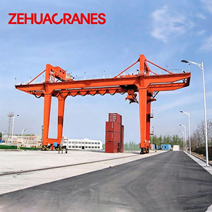 Gru a portale su rotaia <span class=keywords><strong>RMG</strong></span> per terminali container, da 5 a 20 tonnellate, per campi intermodali, 40T sotto spreader, standard FEM DIN - Product Image 5