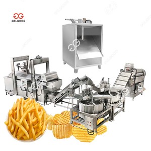 Friteuse électrique à gaz, ligne de Production de frites, Machine industrielle de fabrication de Chips - Product Image 1
