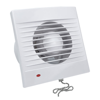Ventilateur extracteur d'air en plastique à fixation sur fenêtre, pour salle de bain, toilettes et cuisine, fabriqué en Guangdong