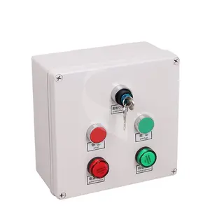 Interruptores de botón eléctricos vacíos, caja de interruptores Abs de Corea, 4 Uds.