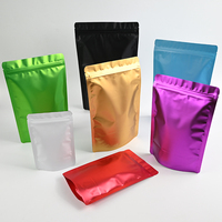 En stock Sachets Doypack 50g 100g avec fermeture zip pour épices, aliments pour animaux, gelée, amandes, snacks et aliments secs
