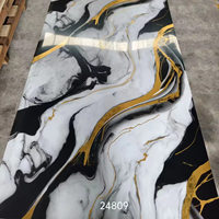 Fournisseur direct d'usine, panneaux UV intérieurs haute brillance, panneaux UV / feuilles de marbre / panneaux muraux en PVC