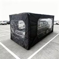 Protection anti-poussière d'intérieur de tente de couverture de garage de voiture gonflable d'installation rapide