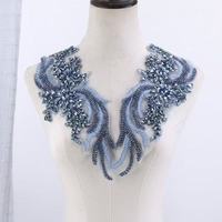 Grande Applique de Luxe en Strass et Paillettes de Verre, Motif Fleur 3D Dorée, à Coudre ou Thermocollante, pour Vêtements, Chapeaux et Tenues de Mariage