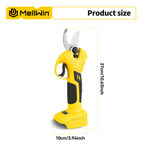 Sécateur électrique sans fil MELLWIN 30 mm, cisailles de jardin sans fil, cisailles pour branches d'arbres fruitiers, compatible avec la <span class=keywords><strong>batterie</strong></span> <span class=keywords><strong>Makita</strong></span> 18V - Product Image 3
