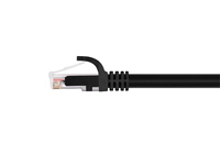 Kabel Patch Ethernet Warna Sesuai Pesanan Seri 5ft 24AWG UTP 550MHz Tembaga Murni Tanpa Lapisan RJ45 Panjang 1m Cat6 Flexboot PVC