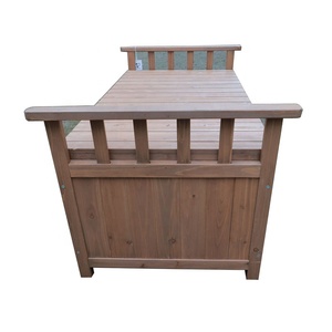 <span class=keywords><strong>Banc</strong></span> d'extérieur en bois massif Boîte de rangement pour siège de <span class=keywords><strong>jardin</strong></span> en bois - Product Image 3