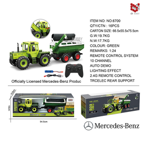 Giocattoli Telecomandati Scala 1:24 Serie Fattoria, Veicoli per Bambini, Camion Agricolo, Trattore <span class=keywords><strong>Mercedes</strong></span> (Autentico Autorizzato) - Product Image 5