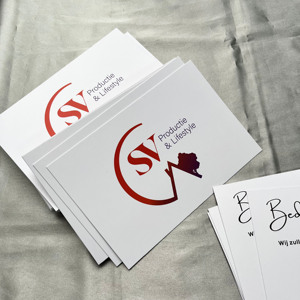 Cartes de remerciement personnalisées blanches avec impression de logo, cartes à insérer pour petites entreprises, emballages de boutique, cartes de vœux et d'appréciation - Product Image 3