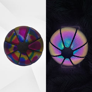 Ballon <span class=keywords><strong>de</strong></span> <span class=keywords><strong>basket</strong></span> réfléchissant supérieur Lydoo, taille 6/7, ballon <span class=keywords><strong>de</strong></span> <span class=keywords><strong>basket</strong></span> lumineux, utilisation jour et nuit, fabricant OEM, taille personnalisée 7 - Product Image 2