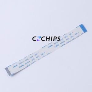FC-0.5A-20P-100mm FFC Cable (Flexible Flat Cable) P=0.5mm Connector 20P 0.5mm 0.3mm Reverse - Product Image 1
