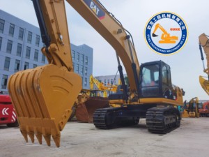 Excavadora de cadenas Caterpillar 330D2 usada, 20 toneladas, alta eficiencia, modelo 2016, marca japonesa, bomba hidráulica de baja capacidad, 103HP - Product Image 2