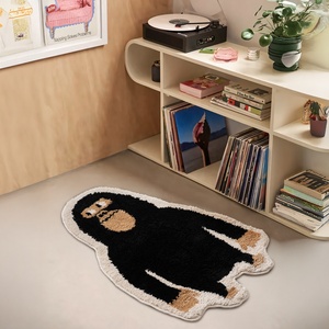 Thú vị vui tươi voi khỉ đột động vật mô hình chần mềm trang trí nội thất Thảm chùi chân chống trượt thấm nước phòng tắm mat - Product Image 6