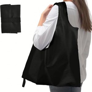 Bolsas de Compras Reutilizables Lavables, Bolsas de Supermercado Plegables de Poliéster, Bolsa de Mano con Bolsillo, Personalizable para Regalos y Manualidades - Product Image 1