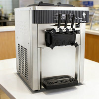 Machine à glaces commerciale, machine à glaces molles, machine à glaces molles de comptoir pour café et pâtisserie