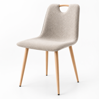 Chaise en tissu Nordic Frame pour l'approvisionnement B2B, choix privilégié pour les appels d'offres d'ingénierie, hôtels et cafés, mobilier d'ameublement recommandé par les designers