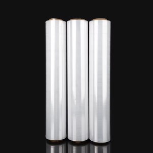 ราคาฟิล์มยืดมือจับแบบม้วนจัมโบ้ ฟิล์มยืดพีอีแบบม้วนสำหรับงานมือ ผลิตในจีน ขายส่งฟิล์มยืดจากผู้ผลิต - Product Image 1