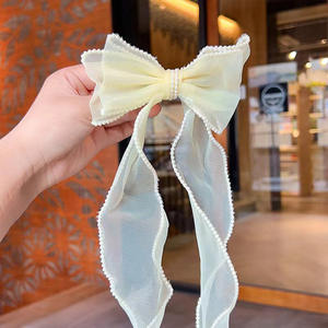 دبوس شعر مضفر للفتيات بشريط طويل للأميرة الصغيرة إكسسوارات شعر صيفية للفتيات - Product Image 5