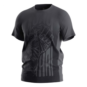 เสื้อยืดมวยไทยคุณภาพสูง น้ำหนักเบา สำหรับออกกำลังกาย ซับลิเมชั่น พิมพ์ลาย สำหรับผู้ชาย - Product Image 1