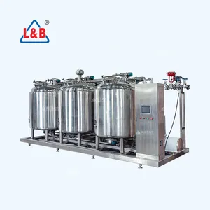 L&B Factory designed and manufactured stainless steel CIP cleaning systems