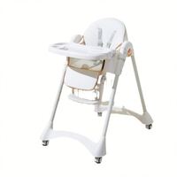 Chaise de salle à manger multifonctionnelle en plastique pour bébé Chaise d'enfant inclinable pliable pour table à manger pour le salon