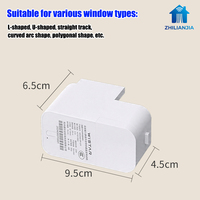 Moteur de rideau intelligent sans balais Tuya Wifi 2Nm Mini 100kg, ouvre-rideau électrique automatique avec contrôle par application/RF pour bureau et salon