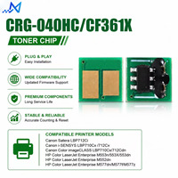 Chip Toner CF361X CRG-040C Kompatibel Untuk Canon LBP710Cx LBP712Ci LBP712Cdn HP M552dn M553 M577 Chip Reset Cartridge Toner
