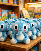 Boneka Plush Lucu Karakter Berbulu Lembut untuk Pajangan Kamar Tidur, Hadiah Ulang Tahun Anak, Boneka Plush untuk Waktu Bermain
