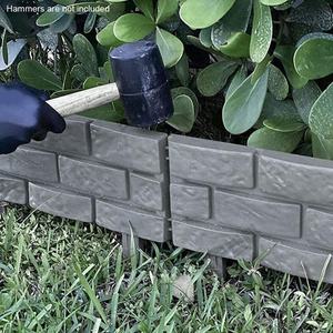 屋外インターロッキング草レンガ花壇植物プラスチック芝生フェンスガーデンボーダーエッジング - Product Image 6