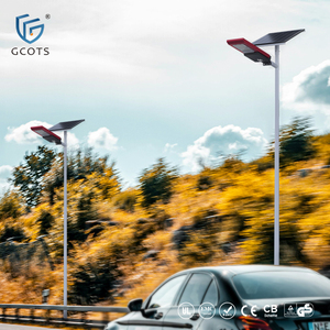 Lampadaire solaire en aluminium 12W, étanche IP65, 6000K haute luminosité, batterie 30Ah pour parc et parking, modèle SL-CH - Product Image 2