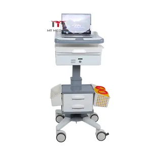 MT MEDICAL Hochwertiger Krankenhaus höhen verstellbarer medizinischer Laptop wagen mit Schubladen Arzt Workstation Wagen Light-Duty Medica