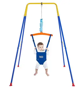 婴儿跳跃婴儿锻炼器，配有超级支架，适合喜欢跳跃和娱乐的活跃婴儿