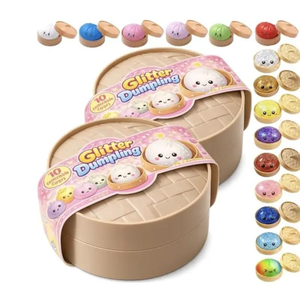 CZFIT Dumpling Stress <b>Balls</b> Fidget Sensory Squeeze Dough <b>Ball</b> Stress Relief Hand Toy Bun Food Steamer Stretchy Adults TPR - Product Image 2