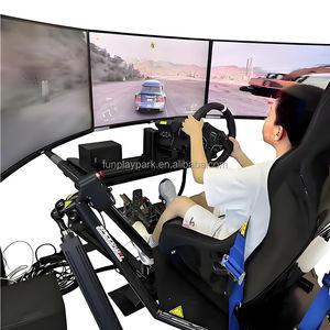 Simulador de Carreras 3DOF-6DOF para Autos y Camiones, Asiento de Simulación de Carreras de Fibra de Vidrio Compatible con Logitech G25/G27/G29/G920, para Interiores/Exteriores, Centros Comerciales - Product Image 4