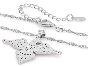 Fábrica Mayorista de Joyería Tailandesa LY: Nuevo Collar con Colgante de Fénix de Latón Ecológico Bañado en Rodio, Cadena con Dije de Pájaro de Zirconia para Mujer - Product Image 3