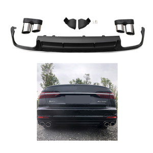 Difusor A6 actualizado a <span class=keywords><strong>Audi</strong></span> S6, difusor de estilo para <span class=keywords><strong>Audi</strong></span> A6 C8 2019-2022, difusor <span class=keywords><strong>Audi</strong></span> A6 S6 más <span class=keywords><strong>barato</strong></span> - Product Image 1