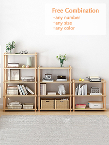 Estante de Almacenamiento de Madera Multicapa Personalizado de Fábrica, OEM ODM, con Logotipo Personalizado, Multifuncional, Independiente, para Sala de Estar, Shandong - Product Image 3
