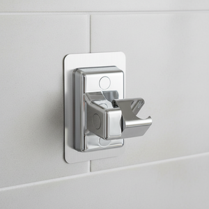 <span class=keywords><strong>Support</strong></span> mural réglable et étanche pour pomme de douche, garantie 2 ans, auto-adhésif, en plastique ABS chromé, accessoires de salle de bain - Product Image 1