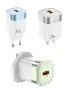 Portable 27W/33W/35W Fast Charging Phone Charger USB <b>C</b> Wall Charger QC3.0 US EU UK <b>Plug</b> A+<b>C</b> GaN Charger for All Mobile Phones - Product Image 3