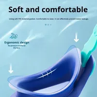 Lunettes de natation en silicone anti-buée, anti-choc et anti-UV Eyeline Professional pour les élèves du primaire de 3 à 12 ans, taille grande
