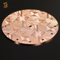 Design de mode de luxe guilloché cadran de montre visage 9015 Sw200 index en laiton personnalisés pour cadrans de montre vierges fabricants de pièces