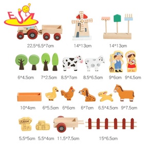 Venta al por mayor educativo juego de simulación de madera granja juguetes conjunto para niños W06A574 - Product Image 3