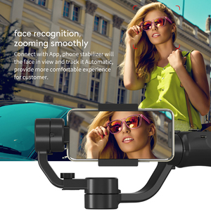 PYJ Offre Spéciale connexion sans fil selfie stick F6 stabilisateur de téléphone intelligent BT contrôle par application portable 3 axes stabilisateur de cardan - Product Image 4